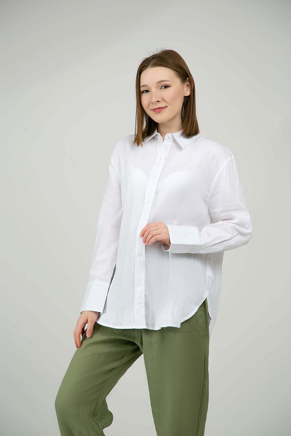 Женская рубашка длинный рукав